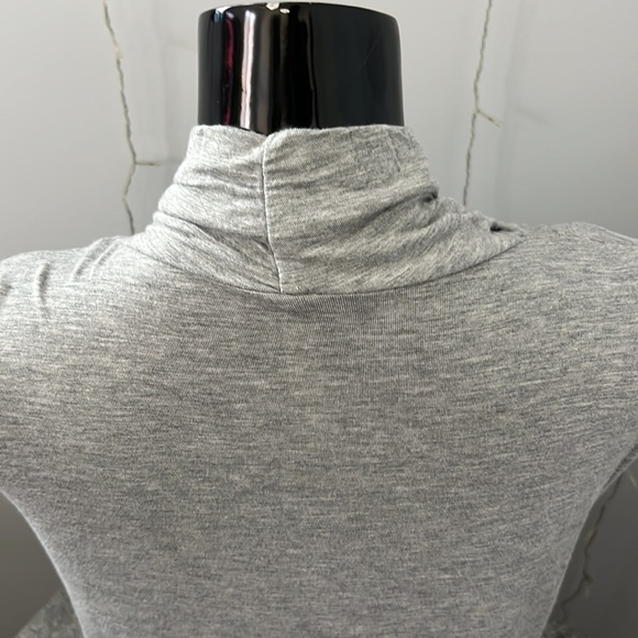 Heather Grey Cowl Neck Pullover - Picture 5 of 6